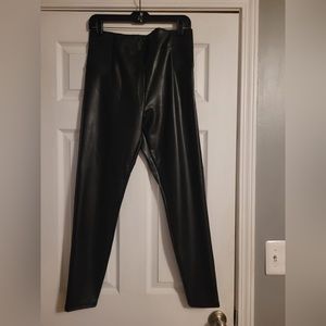 Leather leggings
